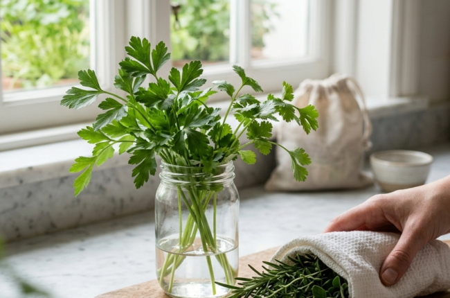 How to Store Fresh Herbs so They Last Weeks Longer