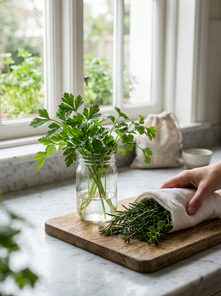 How to Store Fresh Herbs so They Last Weeks Longer